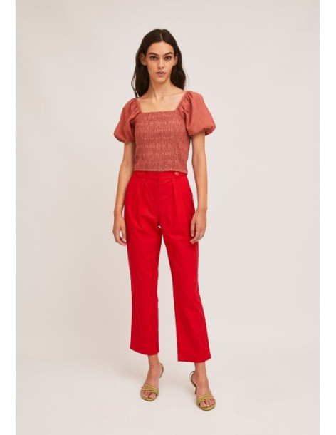 COMPANIA FANTASTICA PINK COTTON TOP SS21SAM37 2