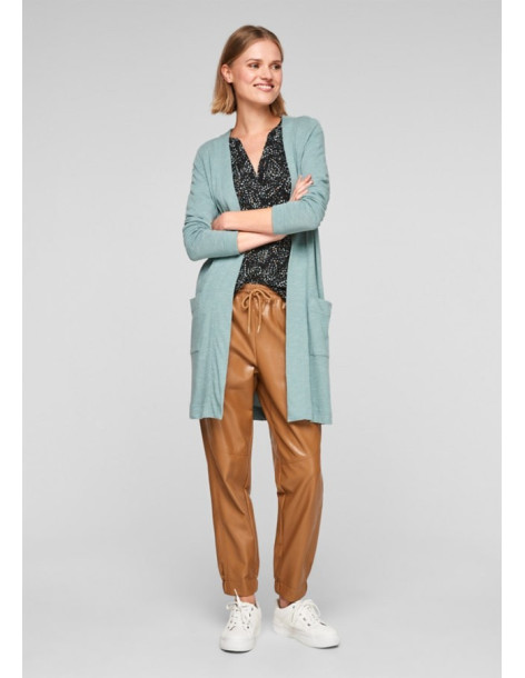 S.OLIVER Long jersey cardigan 2102978-7218 | BON FASHION