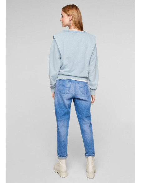 S.OLIVER Sweatshirt with shoulder pads 2102226-5213 | BON FASHION