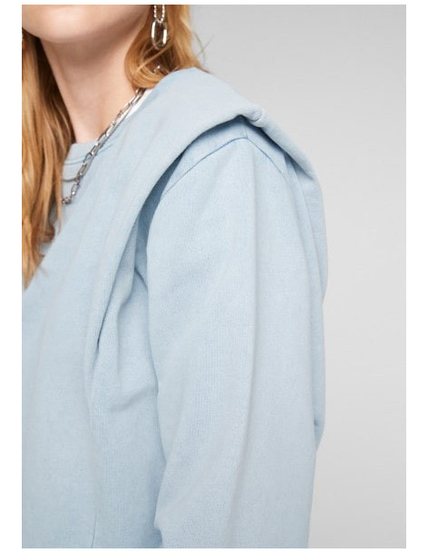S.OLIVER Sweatshirt with shoulder pads 2102226-5213 | BON FASHION