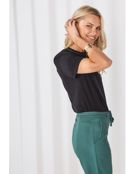 ENZZO Παντελόνι σαλβάρι γραμμή 212180-2 | BON FASHION