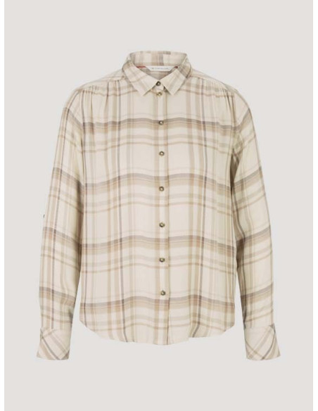 TOM TAILOR Checked shirt blouse 1027067-276219| BON FASHION