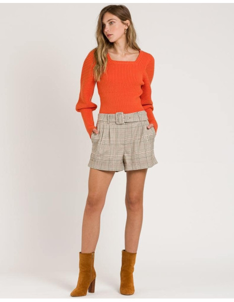 NAF NAF SWEATER RHNU40-ORANGE | BON FASHION
