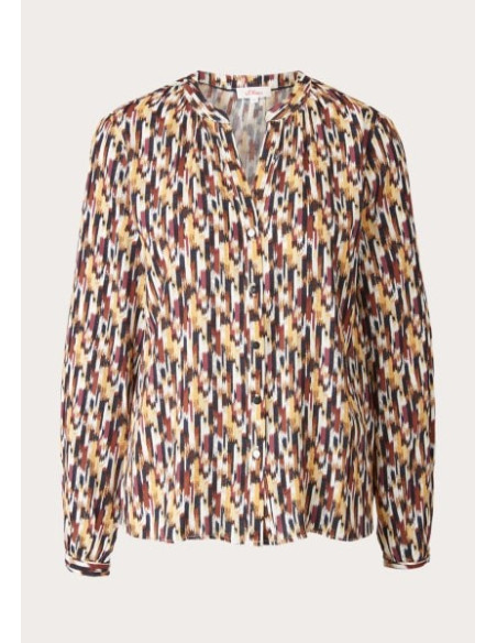 S.OLIVER Tunic blouse with an all-over pattern 2106277-12B0