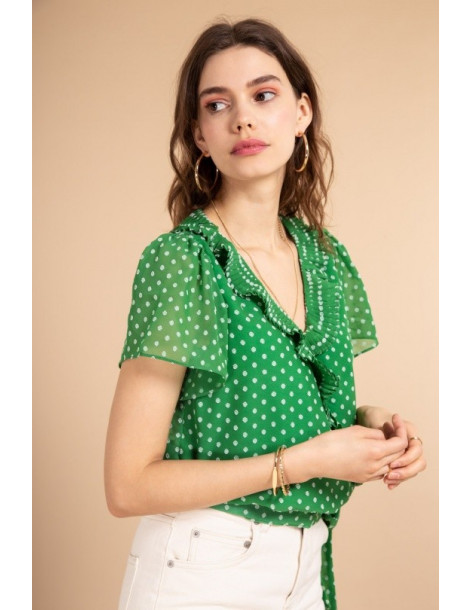 ΜΠΛΟΥΖΑ ΚΡΟΥΑΖΕ LOVIE&CO ASD37223-GREEN 2