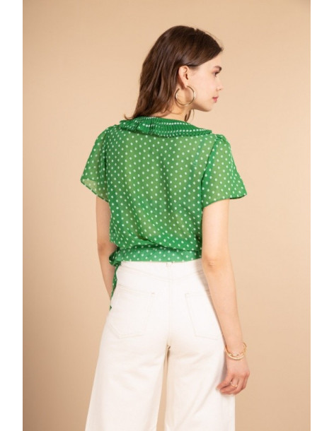 ΜΠΛΟΥΖΑ ΚΡΟΥΑΖΕ LOVIE&CO ASD37223-GREEN |BON FASHION