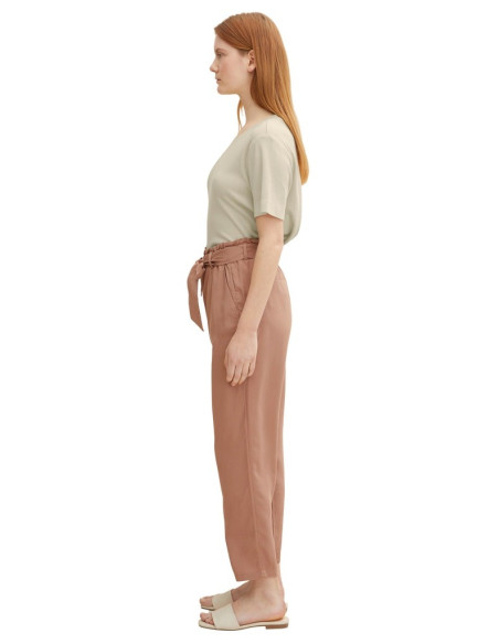 TOM TAILOR Paper bag style trousers 1030117 | BON FASHION