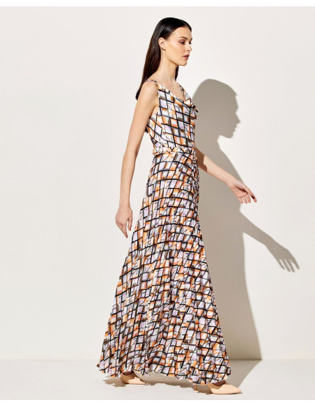 FOREL Φόρεμα με γεωμετρικό μοτίβο 074.50.01.010 | BON FASHION