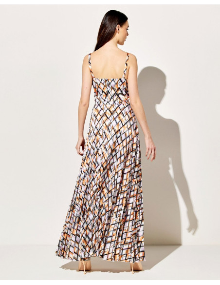 FOREL Φόρεμα με γεωμετρικό μοτίβο 074.50.01.010 | BON FASHION