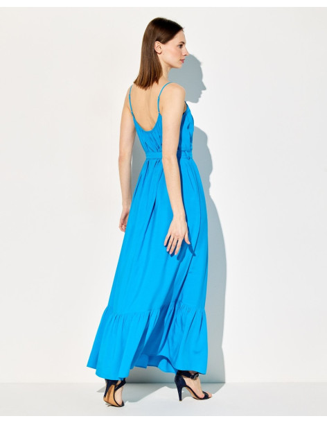 FOREL Φόρεμα maxi τιραντάκι με βολάν 074.50.01.082 | BON FASHION