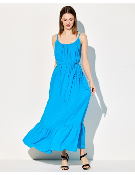 FOREL Φόρεμα maxi τιραντάκι με βολάν 074.50.01.082 | BON FASHION