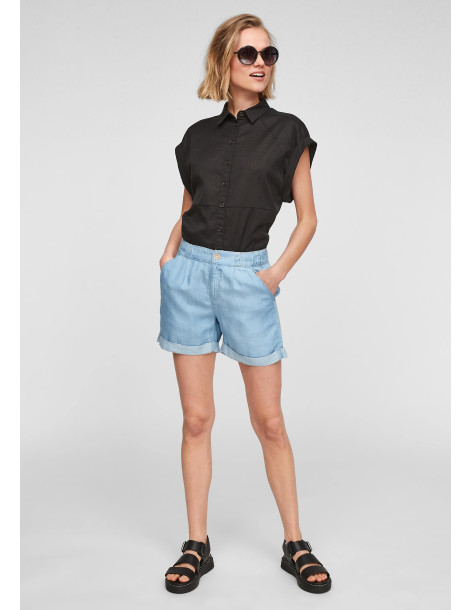 S.OLIVER Lyocell denim shorts 2062840-53Y4 | BON FASHION