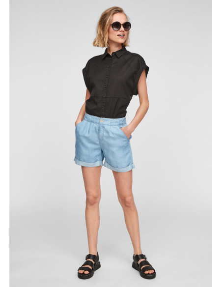 S.OLIVER Lyocell denim shorts 2062840-53Y4 | BON FASHION