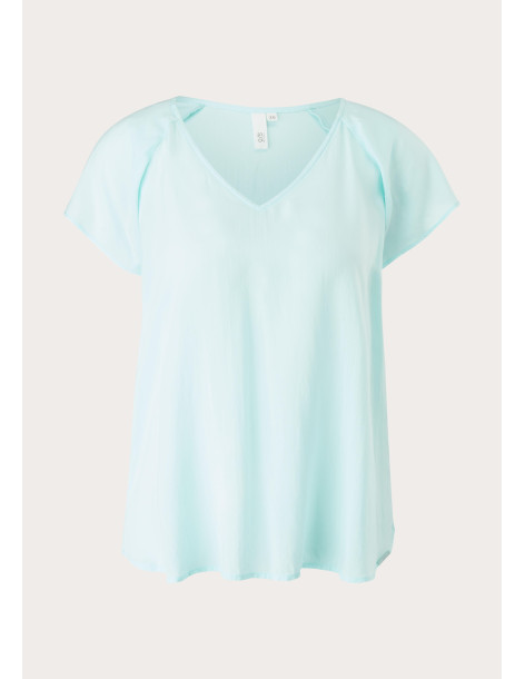 S.OLIVER Blouse with cap sleeves 2115209-6005