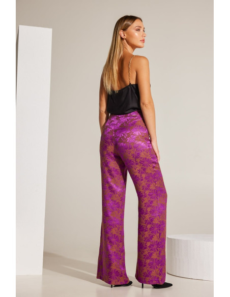 ENZZO Παντελόνι Amour 222108-φούξια | BON FASHION