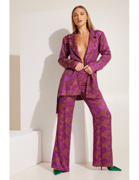 ENZZO Παντελόνι Amour 222108-φούξια | BON FASHION