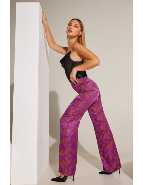 ENZZO Παντελόνι Amour 222108-φούξια | BON FASHION