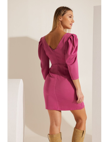 ENZZO Φόρεμα Mirian 222146-φούξια | BON FASHION