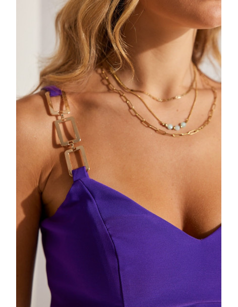 ENZZO Mπούστο Maren 222105-μωβ | BON FASHION