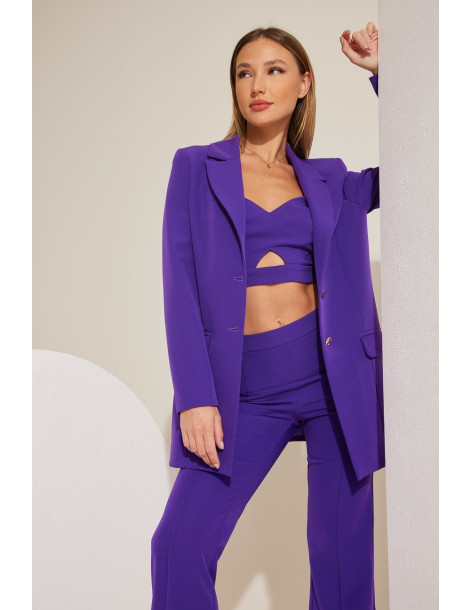 ENZZO Mπούστο Maren 222105-μωβ | BON FASHION