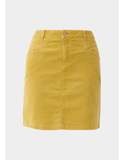 S.OLIVER Corduroy skirt with saddle yoke 2121526-1491 | BON FASHION