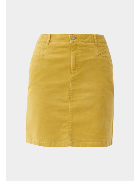 S.OLIVER Corduroy skirt with saddle yoke 2121526-1491 | BON FASHION