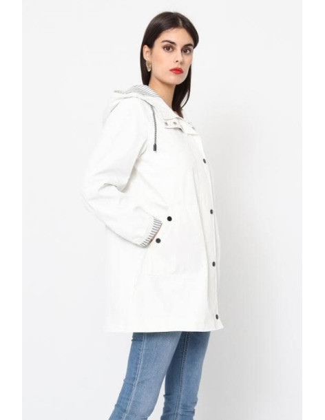 BON FASHION PARKA S3806-WHITE | BON FASHION