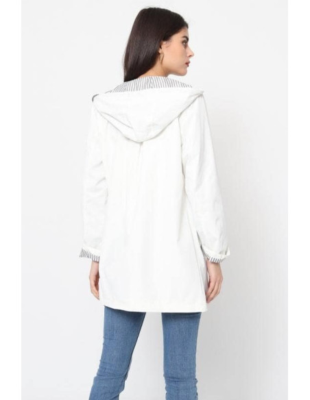 BON FASHION PARKA S3806-WHITE | BON FASHION