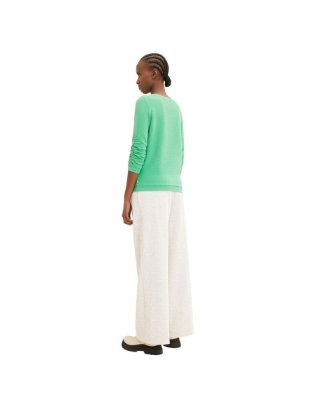 TOM TAILOR Textured μπλούζα 1021114-11052 | BON FASHION