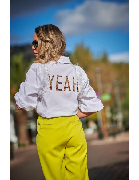 MATIS ΚΡΟΠ ΠΟΥΚΑΜΙΣΟ 3123804-WHITE | BON FASHION