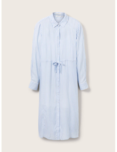 TOM TAILOR dress striped with collar 1035232-31403 | TOM TAILOR