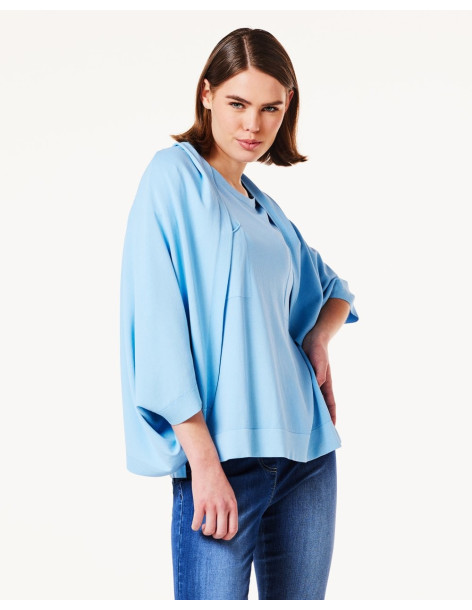 FOREL Πλεκτό bolero 076.90.01.003-σιελ
