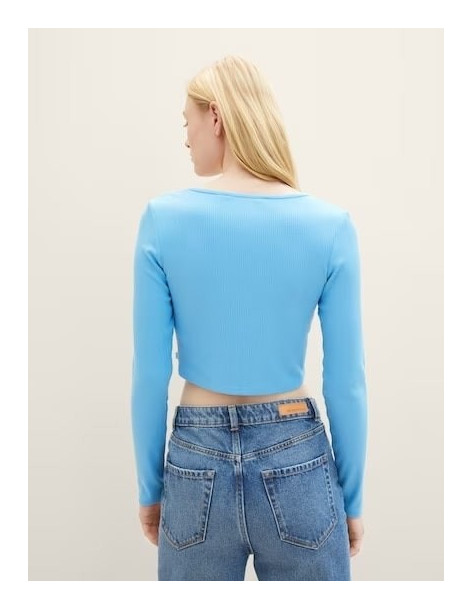 TOM TAILOR Ribbed Bolero T-Shirt 1035373-18395 | BON FASHION