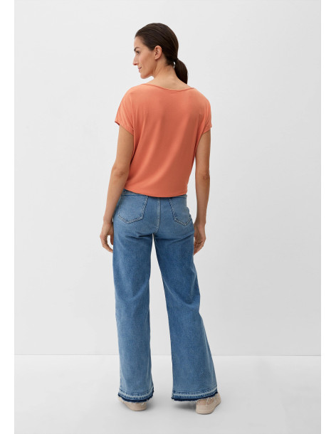 S.OLIVER Stretch viscose top 2130560-27D0 | BON FASHION