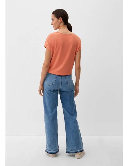 S.OLIVER Stretch viscose top 2130560-27D0 | BON FASHION