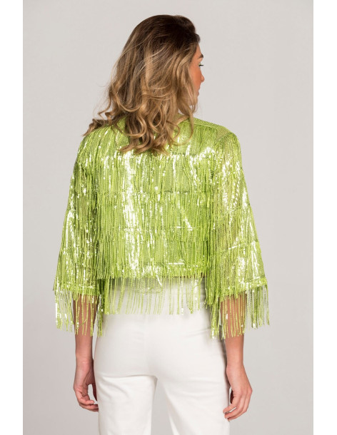 MATIS ΚΡΟΠ ΤΖΑΚΕΤ 3123509-LIME | BON FASHION