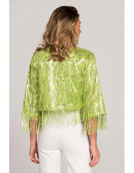 MATIS ΚΡΟΠ ΤΖΑΚΕΤ 3123509-LIME | BON FASHION