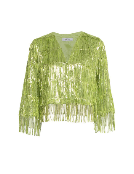 MATIS ΚΡΟΠ ΤΖΑΚΕΤ 3123509-LIME | BON FASHION