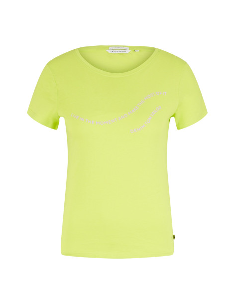 TOM TAILOR T-shirt with a text print  1035383-