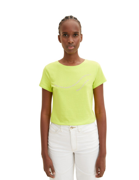 TOM TAILOR T-shirt with a text print  1035383-24702