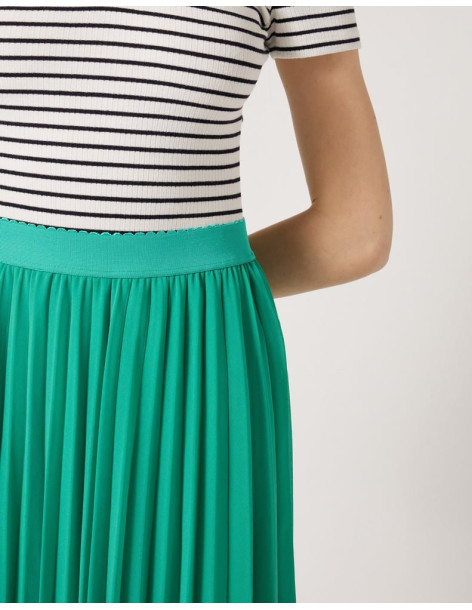 NAF NAF PLEATED SKIRT XENJ48-GREEN | BON FASHION