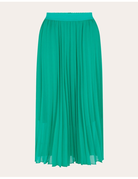 NAF NAF PLEATED SKIRT XENJ48-GREEN | BON FASHION