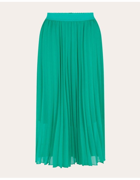 NAF NAF PLEATED SKIRT XENJ48-GREEN | BON FASHION