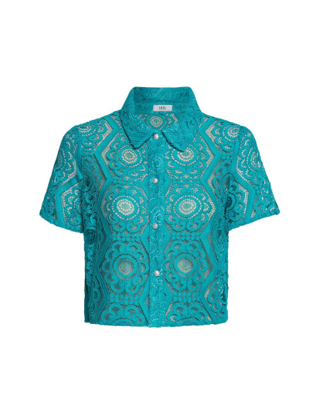 MATIS ΚΡΟΠ ΠΟΥΚΑΜΙΣΟ 3123807-TURQUOISE | BON FASHION