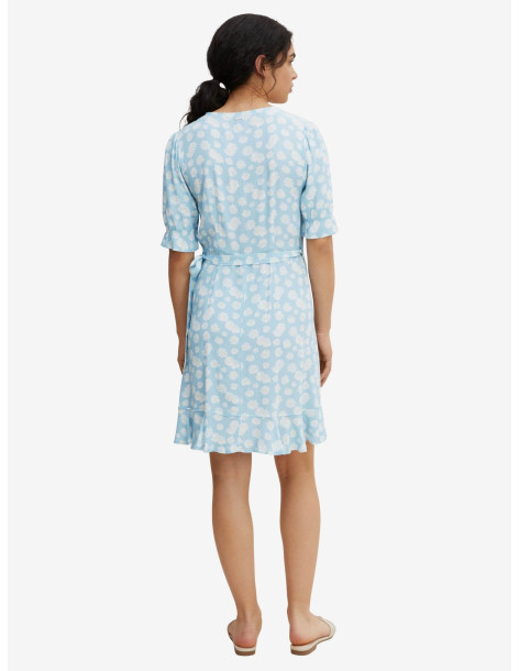 TOM TAILOR Wrap dress with a floral print 1031321-29562 | BON FASHION