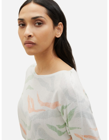 TOM TAILOR Knit pullover inside printed 1035303-31128 | BON FASHION