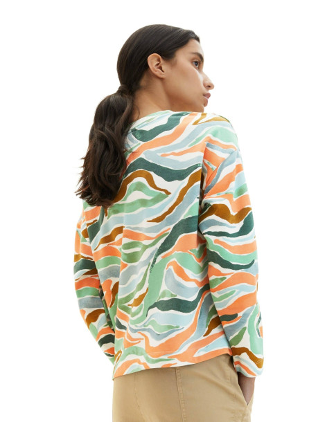 TOM TAILOR Patterned sweatshirt 1035345-31122 2