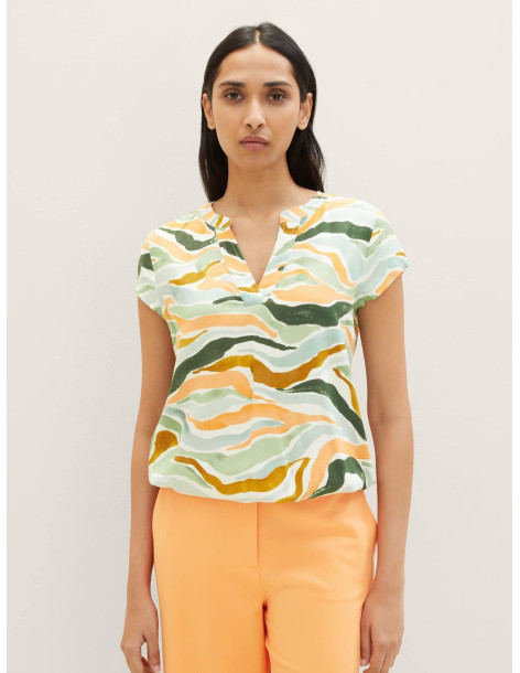 TOM TAILOR Patterned blouse 1035245-31122| BON FASHION