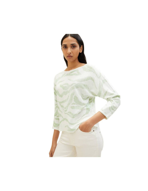 TOM TAILOR Knit pullover inside printed 1035303-31127 2