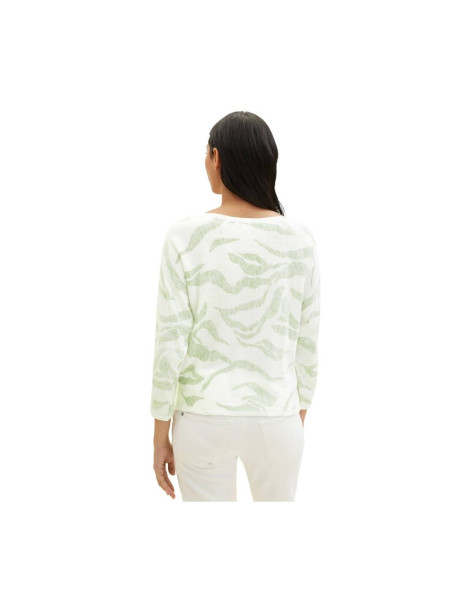 TOM TAILOR Knit pullover inside printed 1035303-31127 | BON FASHION